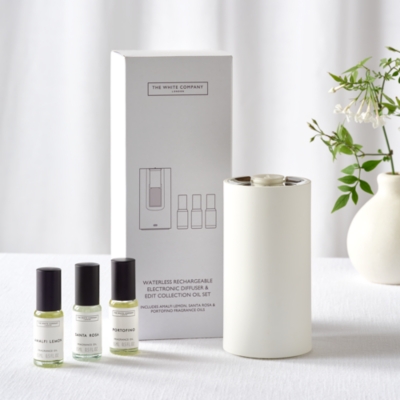 Waterless Electronic Diffuser & The Edit Collection Fragrance Oil Set