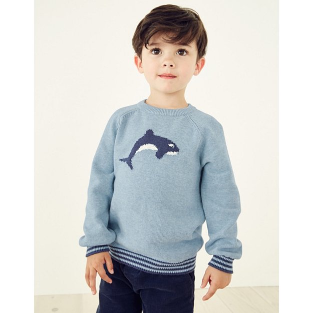 Whale Jumper (1-6yrs) | Baby & Children's Sale | The White Company UK