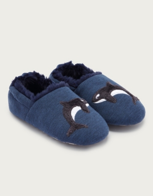 whale slippers