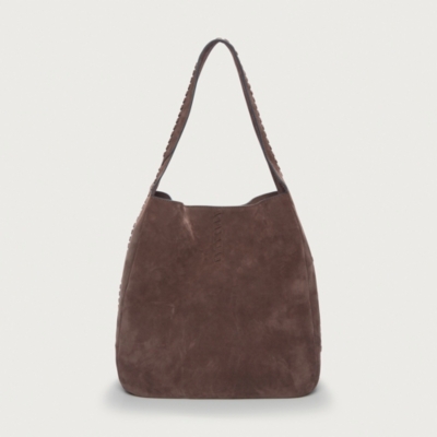 Whipstitch Suede Tote Bag