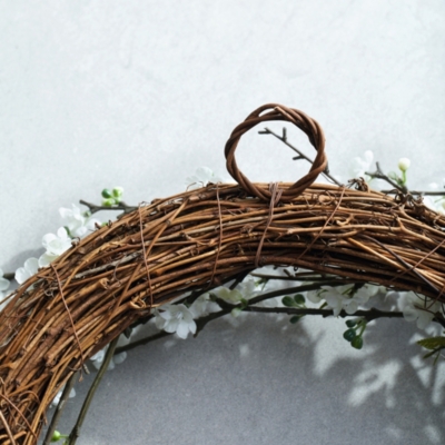 White Blossom Wreath Decorative Accessories The White Company UK