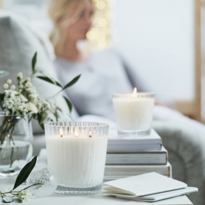 White Christmas Candle Candles & Fragrance Sale The White Company UK