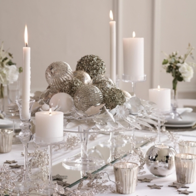 White Glass Bauble Home & Bath The White Company US