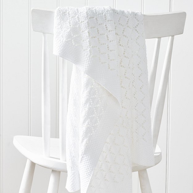 White Heirloom Baby Blanket | Baby Blankets | The White Company