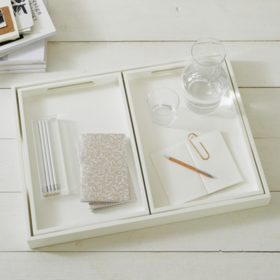 Lacquer Small Dressing Table Tray – Set of 3 | Home Decor | The White  Company