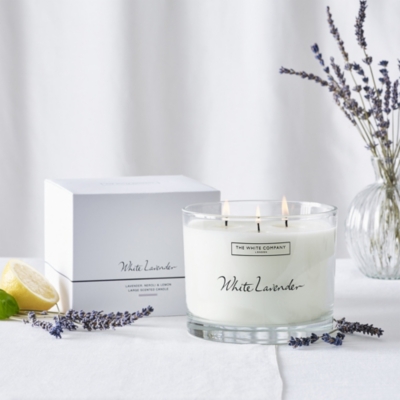 White Lavender Large Candle | Candles & Fragrance Sale | The White ...