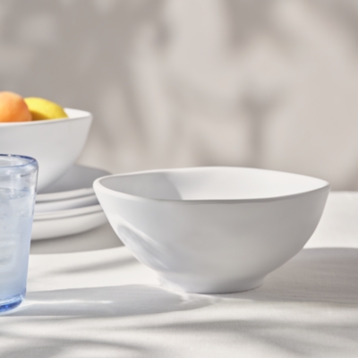 White Melamine Bowl