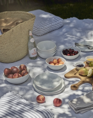 White Melamine Bowl