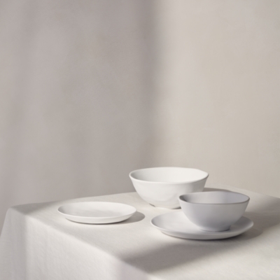 White Melamine Dinner Plate