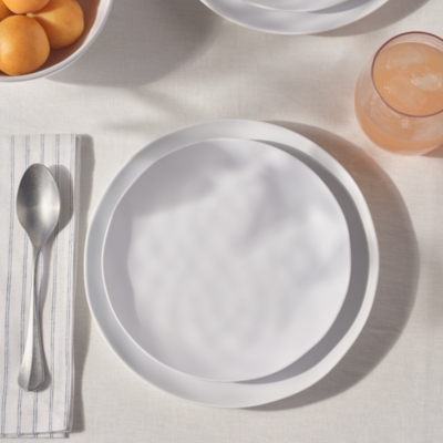 White Melamine Side Plate
