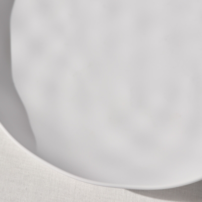 White Melamine Side Plate