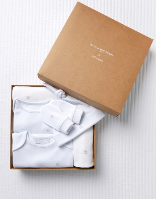 White Organic Star Baby Gift Set Baby & Children The White Company UK