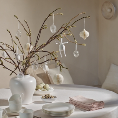 White Paper Decorations – Set of 3