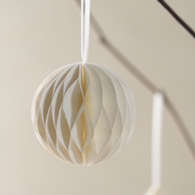 White Paper Decorations – Set of 3