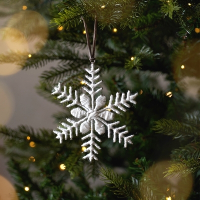 White Snowflake Decoration | Room Decorations | The White Company US