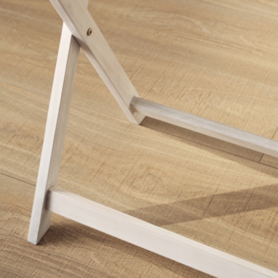 Whitewashed Bamboo Butlers Tray