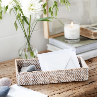 Whitewashed Seagrass Storage Basket | Home Decor | The White
