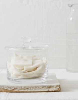 Wide Glass Storage Jar