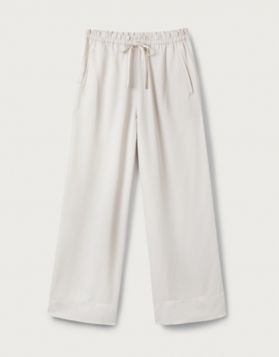 Wide-Leg Drawstring Pants | Pants & Shorts | The White Company US