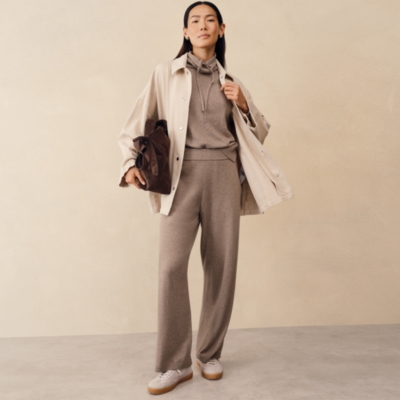 Wide Leg Joggers with Organic Cotton