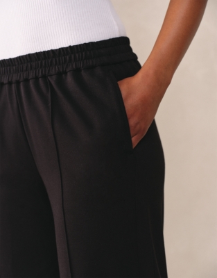 Wide Leg Tailored Track Pants