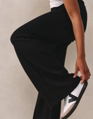 Wide Leg Tailored Track Pants