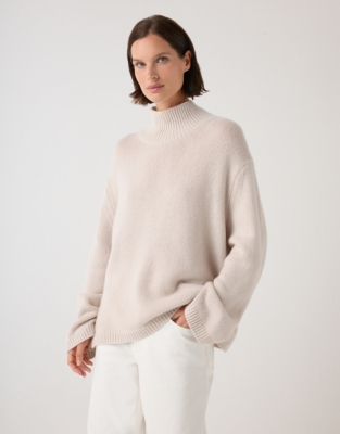 Wide Sleeve Cashmere Jumper 