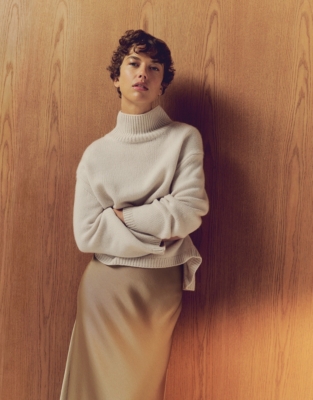 Wide Sleeve Cashmere Jumper 