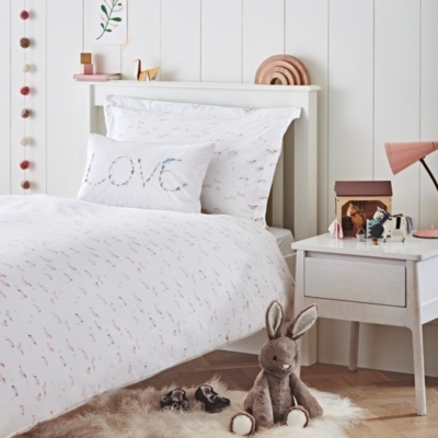 White company best sale cot bed duvet