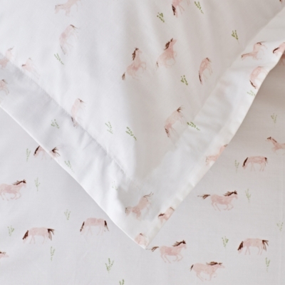 Wild Horse Bed Linen Set Children's Bed Linen The White Company UK