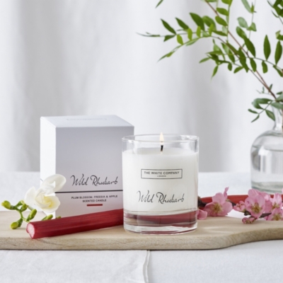 Wild Rhubarb Signature Candle Candles & Fragrance Sale The White