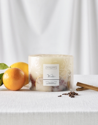 Winter Botanical Candle – Large