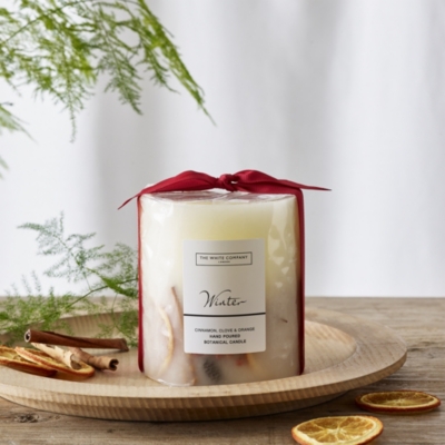 Winter Botanical Candle – Medium