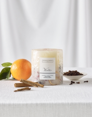 Winter Botanical Candle – Medium