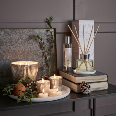 Winter Mercury Votive Candles Set of 2 Candles The White Company UK