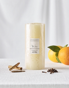 Winter Pillar Candle – Large