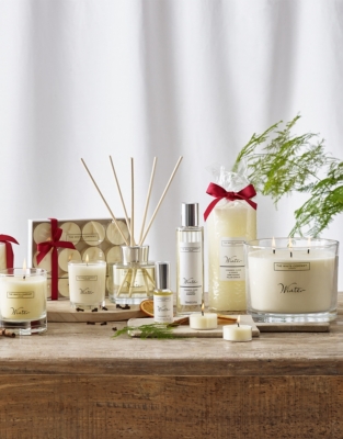 Winter Pillar Candle – Medium