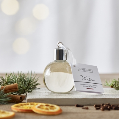 Winter Shower Gel Bauble Shower Gel The White Company UK