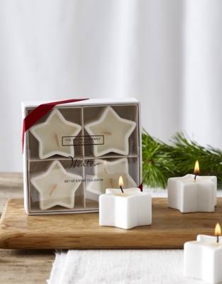 Winter Star Tealights