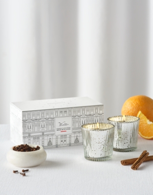 Winter Votive Mercury Candles – Set of 2