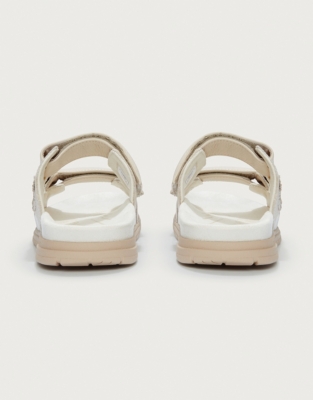 Woden Padded Leather Sliders