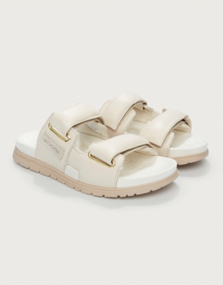 Woden Padded Leather Sliders