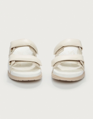 Woden Padded Leather Sliders