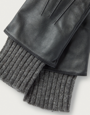 Women's Leather and Knit Gloves
