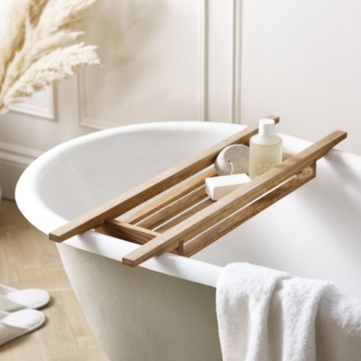 Wooden Bath Tidy | Bathroom Accessories | The White Company US