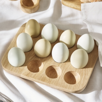 Wooden Egg Tray Kitchen Accessories The White Company UK