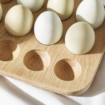 Wooden Egg Tray Kitchen Accessories The White Company UK