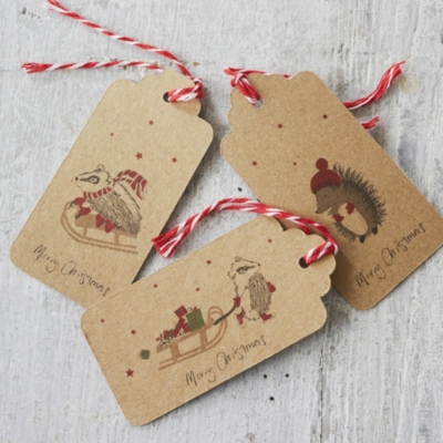 Woodland Creatures Gift Tags - Set of 12