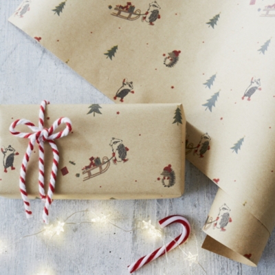 Woodland Creatures Wrapping Paper 6m Stationery, Cards & Wrap The