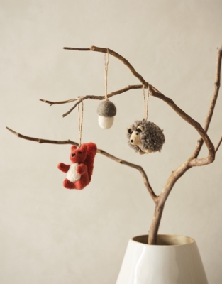 Woodland Felt Decorations – Set of 6